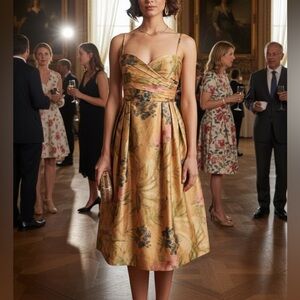 James Coviello | Anthropologie Floral Ruched Dress